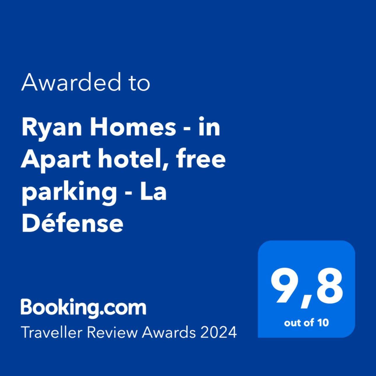 Ryan Homes - In Apart Hotel, La Defense Courbevoie Exteriér fotografie
